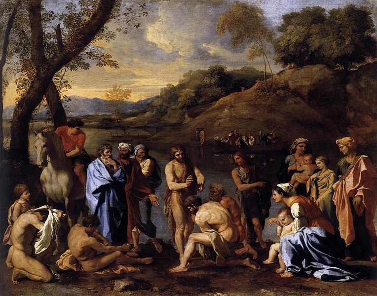 Saint Jean baptisant le peuple, de Nicolas Poussin (1635)