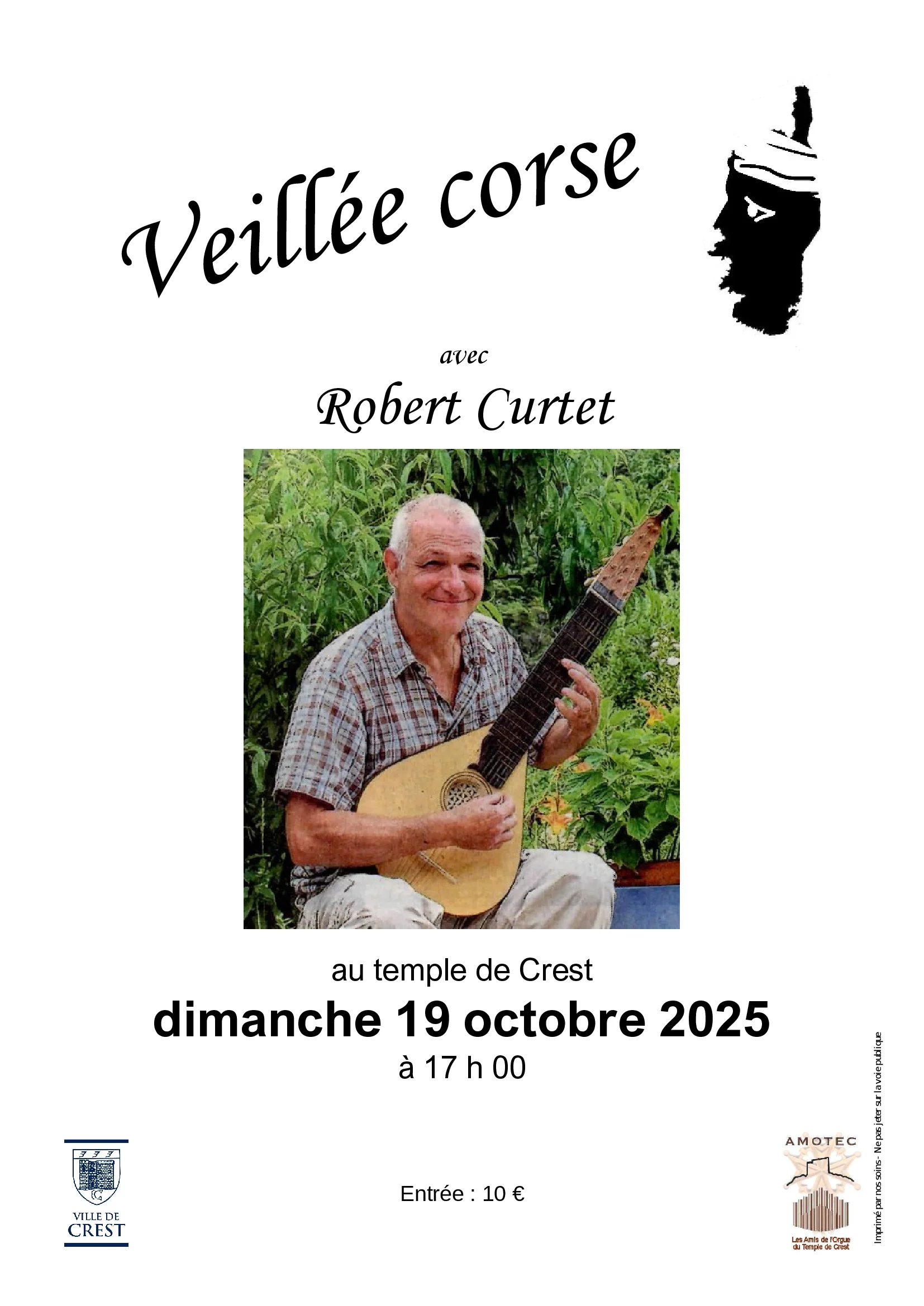Affiche Veillée corse 2025
